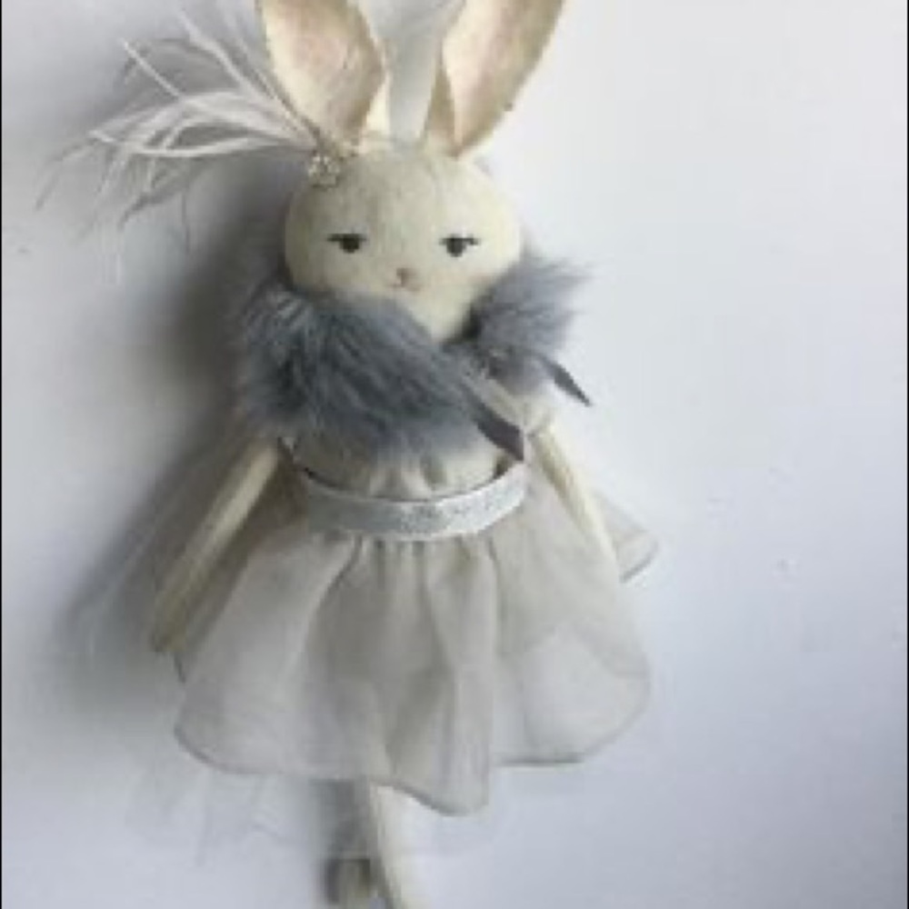 ISO west elm Erika Barratt rabbit ornament
